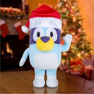 Bluey Santa Hat Holiday Christmas Holiday Greeter